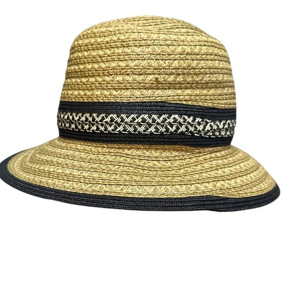 ERIC JAVITS Big Deal Squishee Woven Fedora Hat Sun UV UPF 50+ One Size - Picture 1 of 5